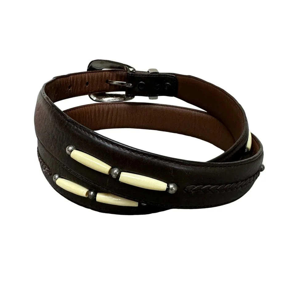 Orvis leather belt